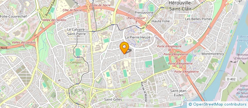 localisation de l'entreprise SCI FGB à CAEN