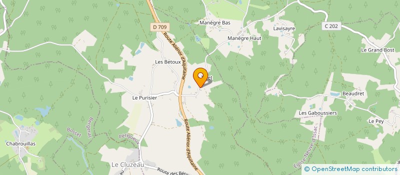 localisation de l'entreprise SCI FGC  SOURZAC