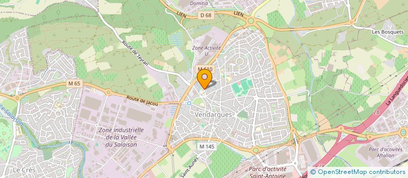 localisation de l'entreprise SCI FGLF à VENDARGUES