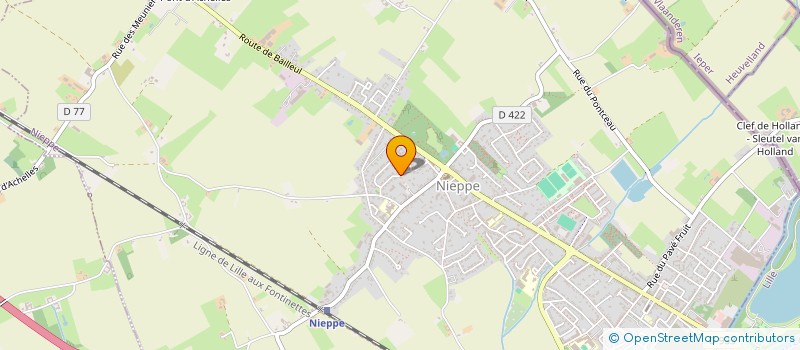 localisation de l'entreprise SCI FGLM  NIEPPE