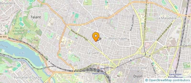 localisation de l'entreprise SCI FGM à DIJON
