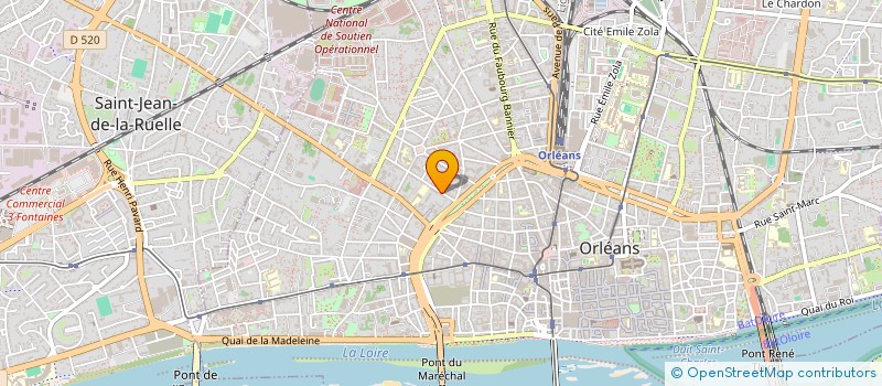 localisation de l'entreprise SCI FGM à ORLEANS