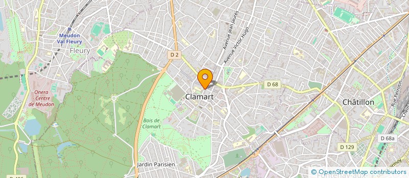 localisation de l'entreprise SCI FGM  CLAMART