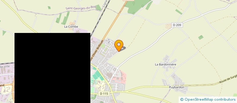 localisation de l'entreprise SCI FGM REAL ESTATE  SURGERES