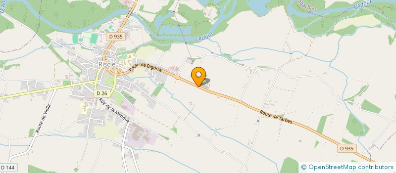 localisation de l'entreprise SCI FGML  CAHUZAC-SUR-ADOUR