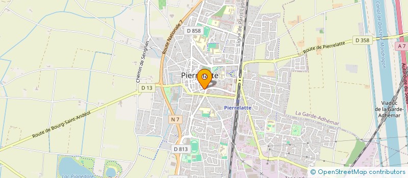 localisation de l'entreprise SCI FGNP à PIERRELATTE