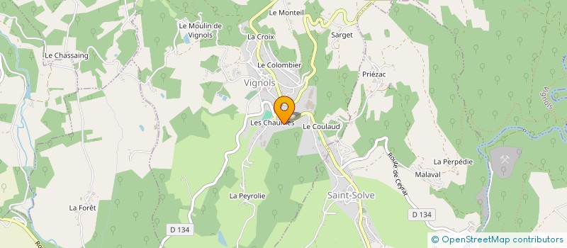 localisation de l'entreprise SCI FGRM  VIGNOLS