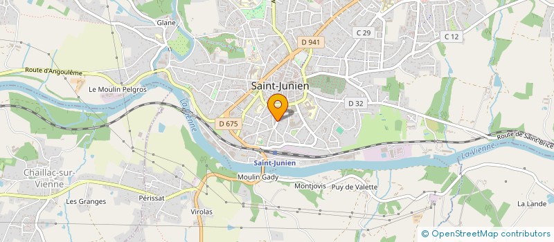 localisation de l'entreprise SCI FGS  SAINT-JUNIEN
