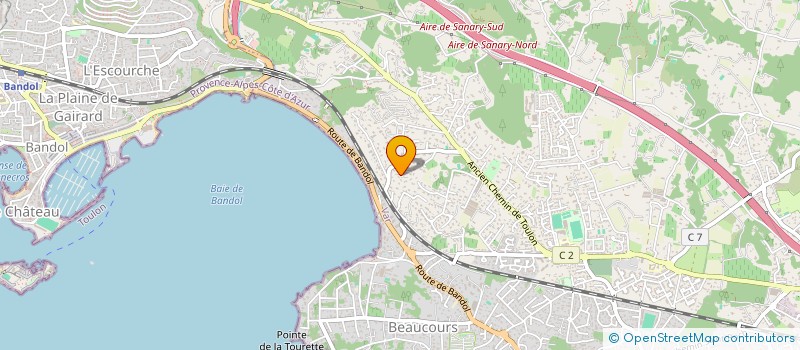 localisation de l'entreprise SCI FGT à SANARY-SUR-MER