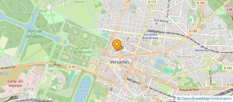 localisation de l'entreprise SCI FGTI à VERSAILLES