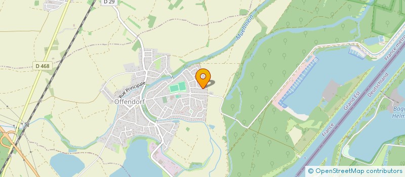 localisation de l'entreprise SCI FGW  OFFENDORF