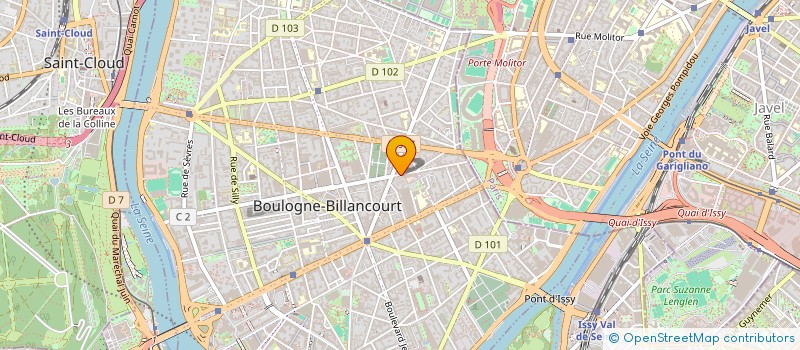 localisation de l'entreprise SCI FH à BOULOGNE-BILLANCOURT