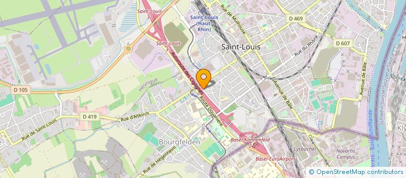 localisation de l'entreprise SCI FH INVEST  SAINT-LOUIS