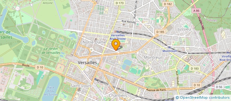 localisation de l'entreprise SCI FH2 à VERSAILLES