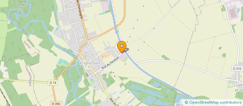 localisation de l'entreprise SCI FH2P  FRIGNICOURT