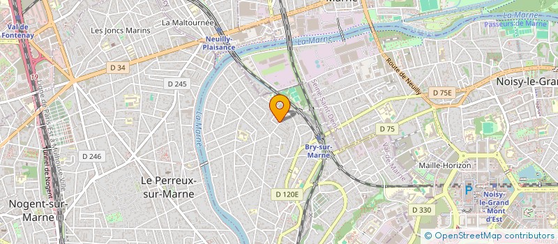 localisation de l'entreprise SCI FHAR  BRY-SUR-MARNE