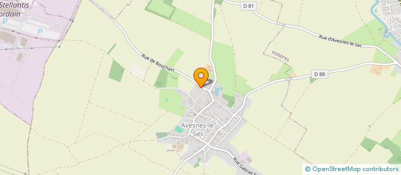 localisation de l'entreprise SCI FHAR à AVESNES-LE-SEC