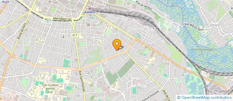 localisation de l'entreprise SCI FHBS à AMIENS
