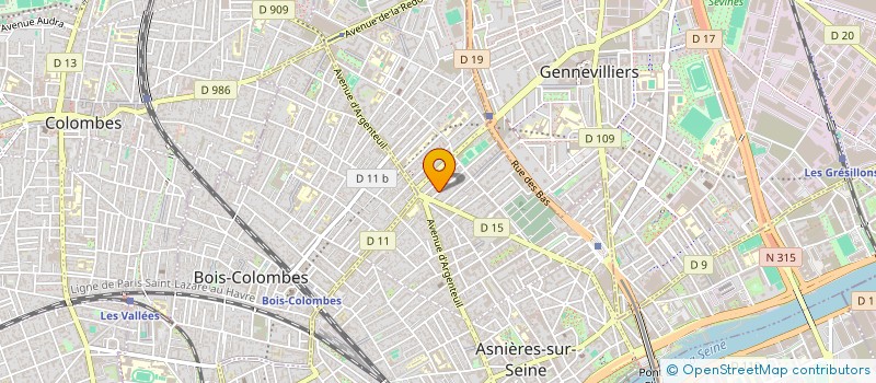 localisation de l'entreprise SCI FHE IMMO à ASNIERES-SUR-SEINE