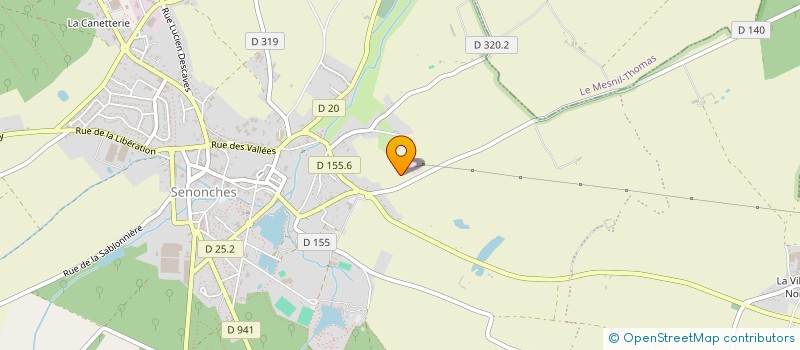 localisation de l'entreprise SCI FHII à LE MESNIL-THOMAS