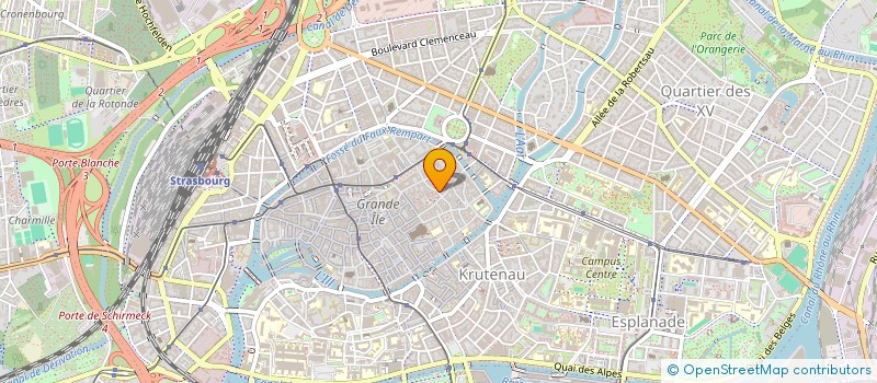 localisation de l'entreprise SCI FHK à STRASBOURG