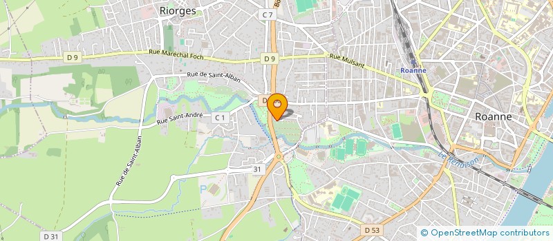 localisation de l'entreprise SCI FHL à RIORGES