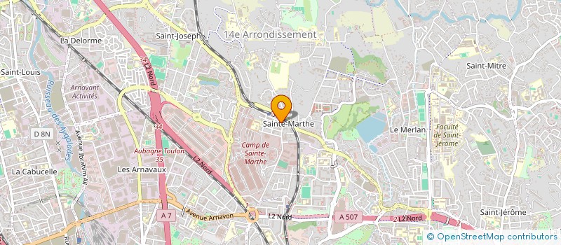 localisation de l'entreprise SCI FHS à MARSEILLE