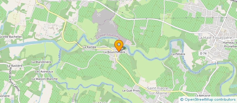 localisation de l'entreprise SCI FIACRE BEAUSOLEIL  SAINT-FIACRE-SUR-MAINE