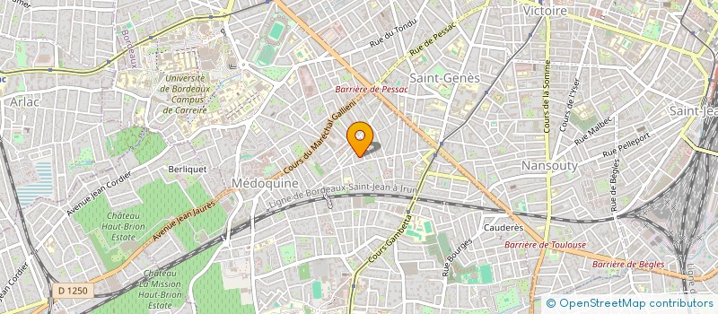 localisation de l'entreprise SCI FIALDES  TALENCE