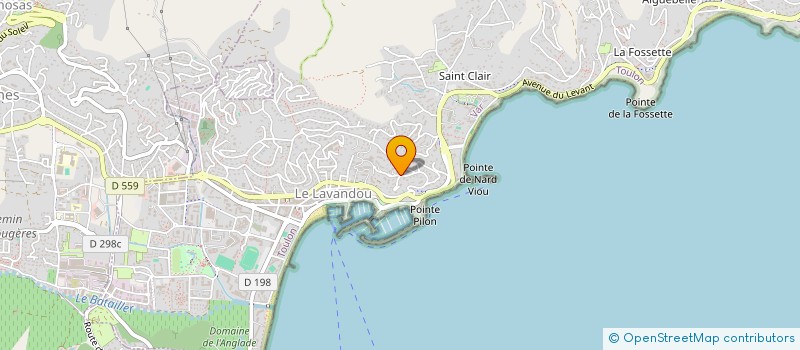 localisation de l'entreprise SCI FIAMM LES LILAS à LE LAVANDOU