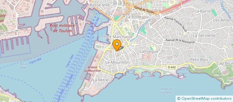 localisation de l'entreprise SCI FIAMMETTI - ACOSTA  TOULON