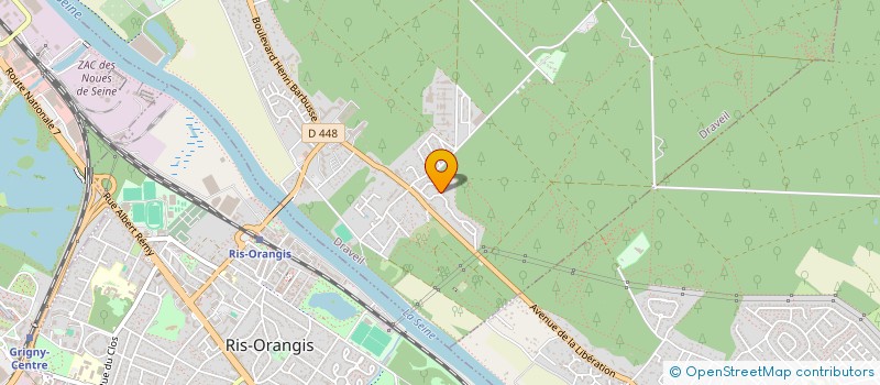 localisation de l'entreprise SCI FIANI à DRAVEIL