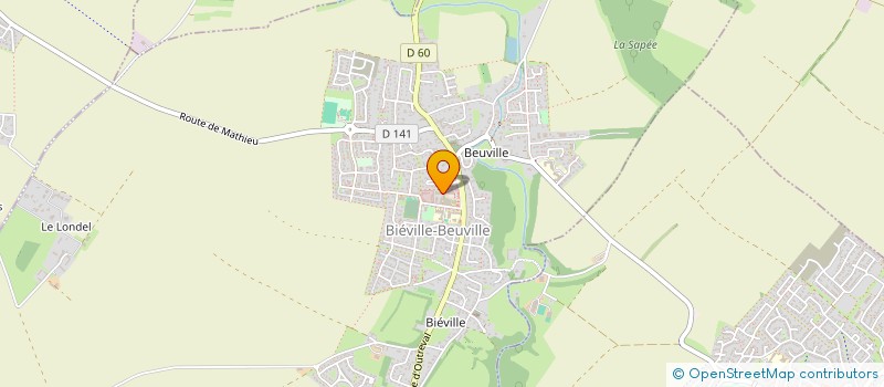 localisation de l'entreprise SCI FIAPAPA  BIEVILLE-BEUVILLE