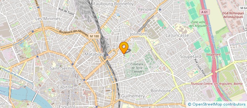 localisation de l'entreprise SCI FIBEAU à TOULOUSE
