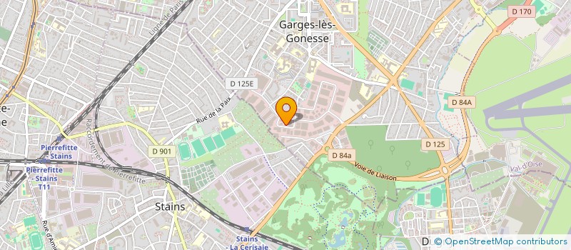 localisation de l'entreprise SCI FIBER  GARGES-LES-GONESSE