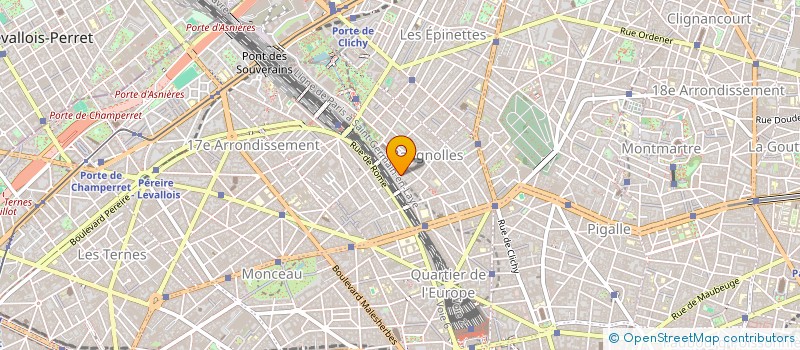 localisation de l'entreprise SCI FIBER GISSAC à SAINT-OUEN-SUR-SEINE