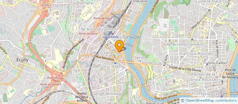 localisation de l'entreprise SCI FIBI  LYON