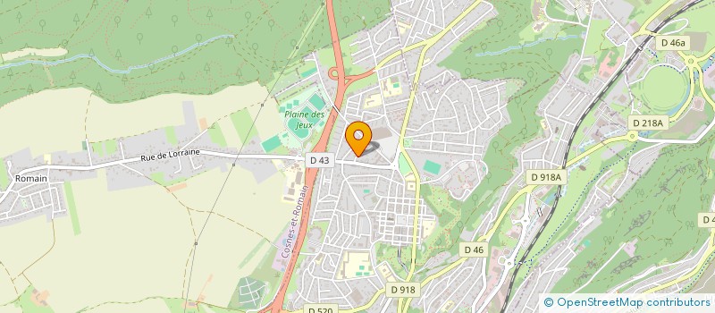 localisation de l'entreprise SCI FIBL  COSNES-ET-ROMAIN