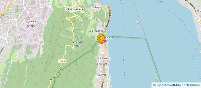 localisation de l'entreprise SCI FIBULA  SEVRIER