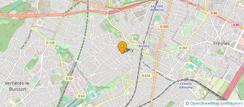 localisation de l'entreprise SCI FIC à ANTONY