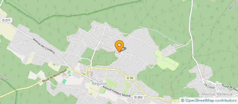 localisation de l'entreprise SCI FICA DE ST JEAN à REGUSSE