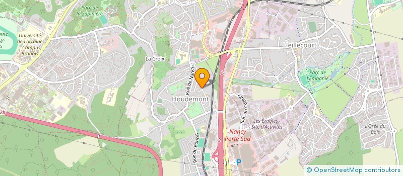 localisation de l'entreprise SCI FICAM  HOUDEMONT