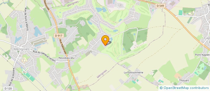 localisation de l'entreprise SCI FICAMANS à MERIGNIES