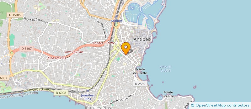 localisation de l'entreprise SCI FICAR à ANTIBES