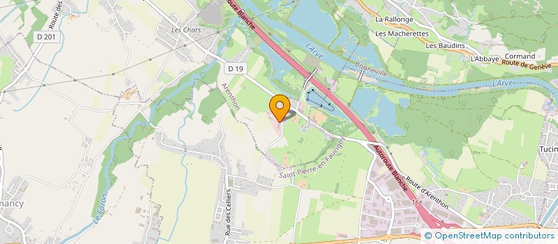 localisation de l'entreprise SCI FICELI  ARENTHON