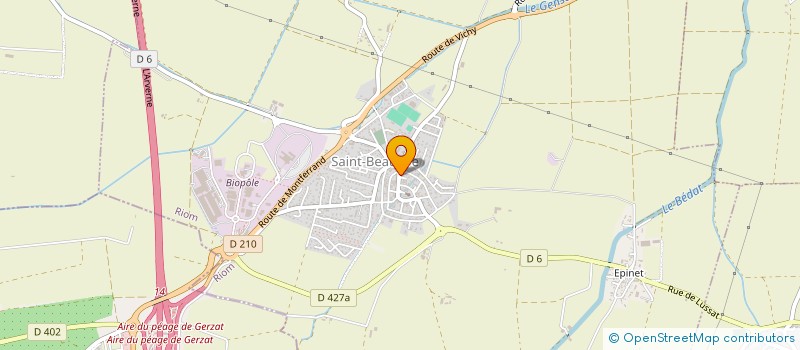 localisation de l'entreprise SCI FICELLE à SAINT-BEAUZIRE