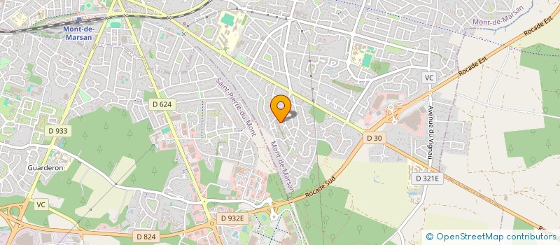 localisation de l'entreprise SCI FICKY 40 à MONT-DE-MARSAN