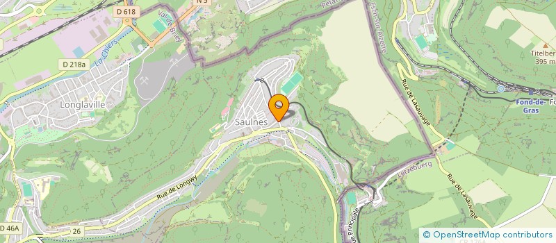 localisation de l'entreprise SCI FICM  SAULNES