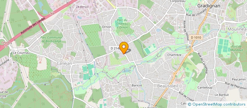 localisation de l'entreprise SCI FICOT IMMOBILIER 33  GRADIGNAN