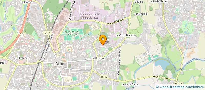 localisation de l'entreprise SCI FID'IMMO  BRUZ
